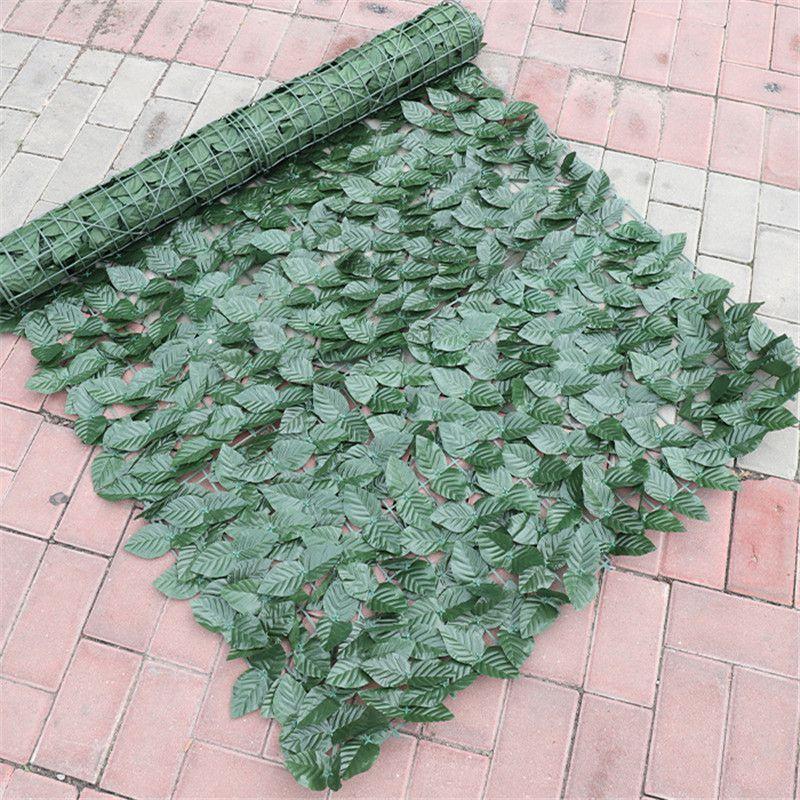 Luxurious Artificial Leaf Garden Fence Screening Roll For Ultimate Privacy And Beauty