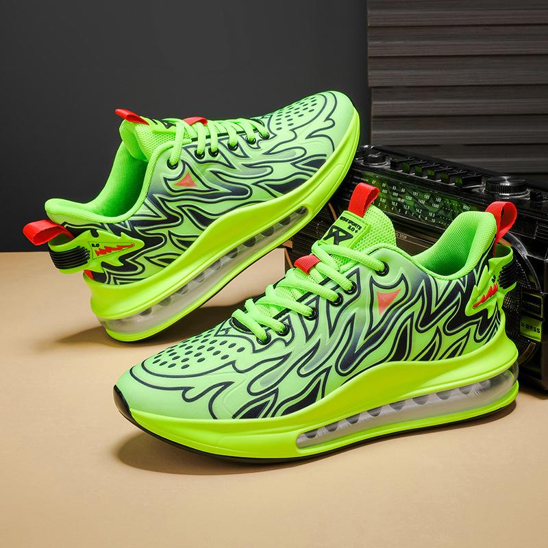 Men's 8868 Leather Casual & Running Shoes - Non-Slip, Versatile Basketball Sneakers, Large Size, Spring/Autumn Fashion.