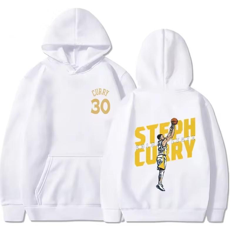 Oversize Street Hip Hop Style Fashion NBA Basketball Stars New Tops 2024 Autumn Long Sleeved Cotton Hoodie Men's And Women's