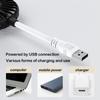 Portable USB Small Fan Creative Office Summer Cooling Fan  Adjustable Mini Fan Brushless Mute Fan Laptop for Home Dorm Outdoor Notebook Computer