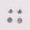 10pcs/lot Antique Chakra Charm Yoga OM Buddha Lotus Charm Pendants For Diy Jewelry Making Findings Bracelet Accessorie