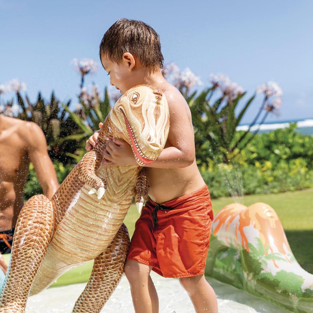 INTEX Jurassic Adventure Play Center Large Pool, 201 x 201 x 36 cm (Official Japanese Product) 56132