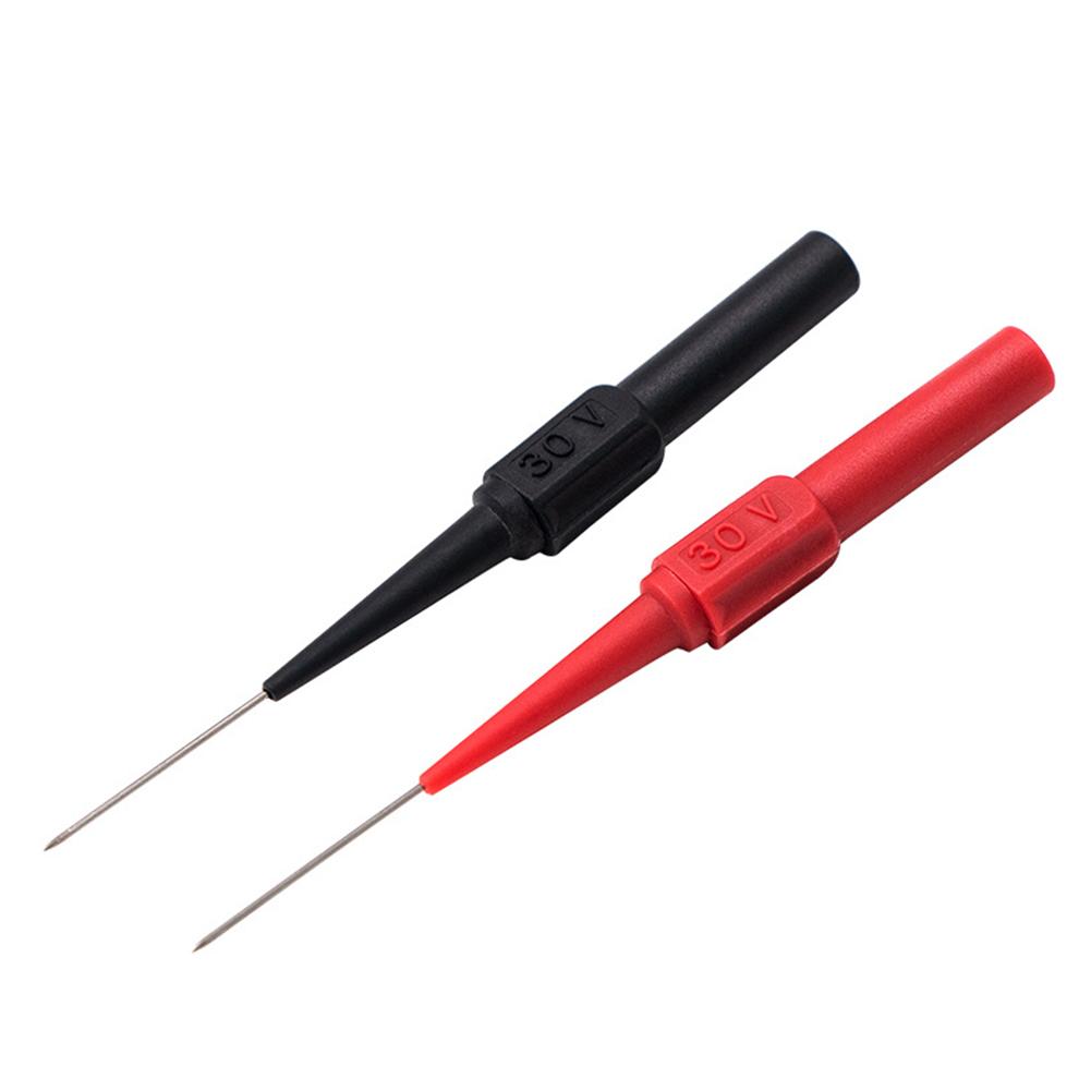 30V Car Tip Test Probes Diagnostic Tools Auto Multimeter Test Leads Mechanical Tools Extention Piercing Needle Tip Probes Tools