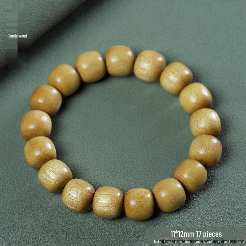 Temple Sandalwood Multi-Treasure Buddhist Rosary Beads Bracelet - Wenge Accessories Gift