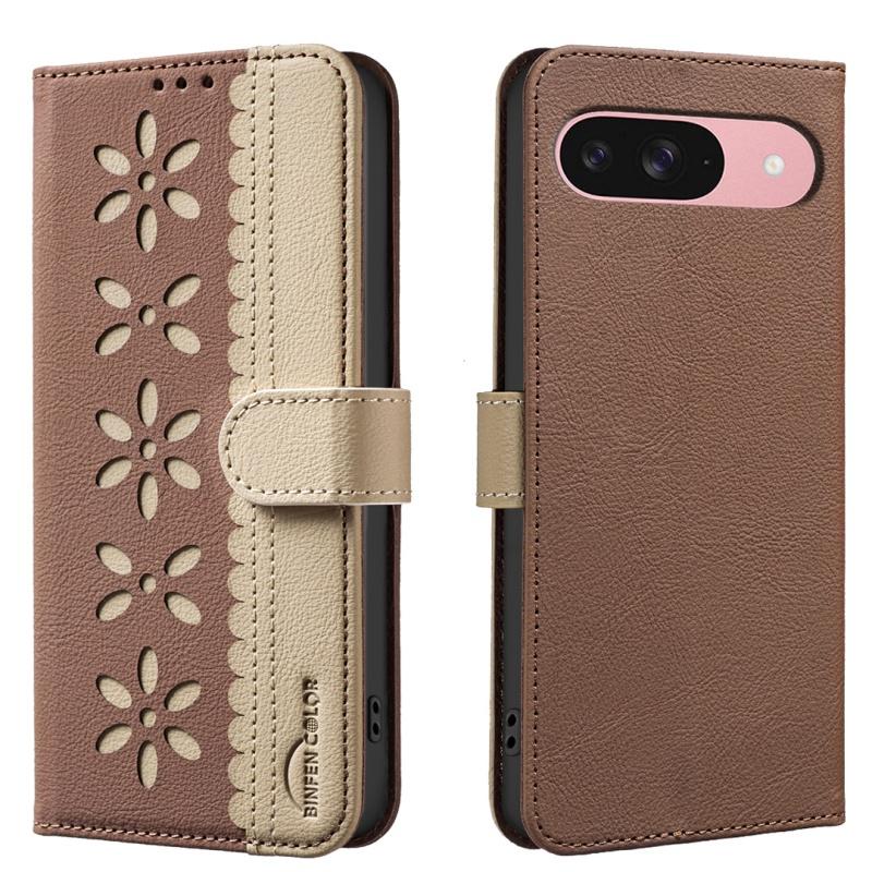 Colorful Flowers Wallet Card Holder Magnetic Leather Case for Google Pixel 9 Pro XL 8 8A Pixel9 Pixel8 Flip Purse Phone Cover