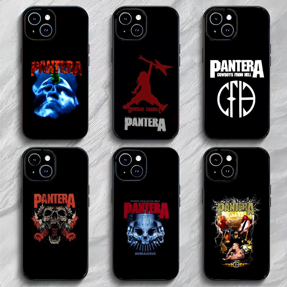 Heavy Metal Band P-Pantera Phone Case Phone Case Soft Packaging Lightweight For iPhone17 16 15 14 13ProMax