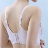 Summer 0.3CM Breathable Cup Lace Underwear Ladies Without Steel Ring Thin Cup Bra Gathered Adjustable Bra