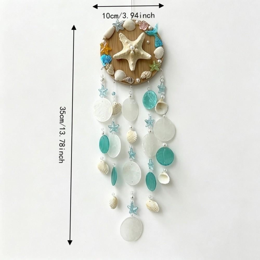Wall-mounted Sea Shell Wind Chime Star Garden Wind Chimes Creative Outdoor Wind Catcher Garden