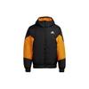Colorblock Outdoor-Sport Warmes Brot Kapuzen-Daunenjacke Herren Oberbekleidung Schwarz GV5354