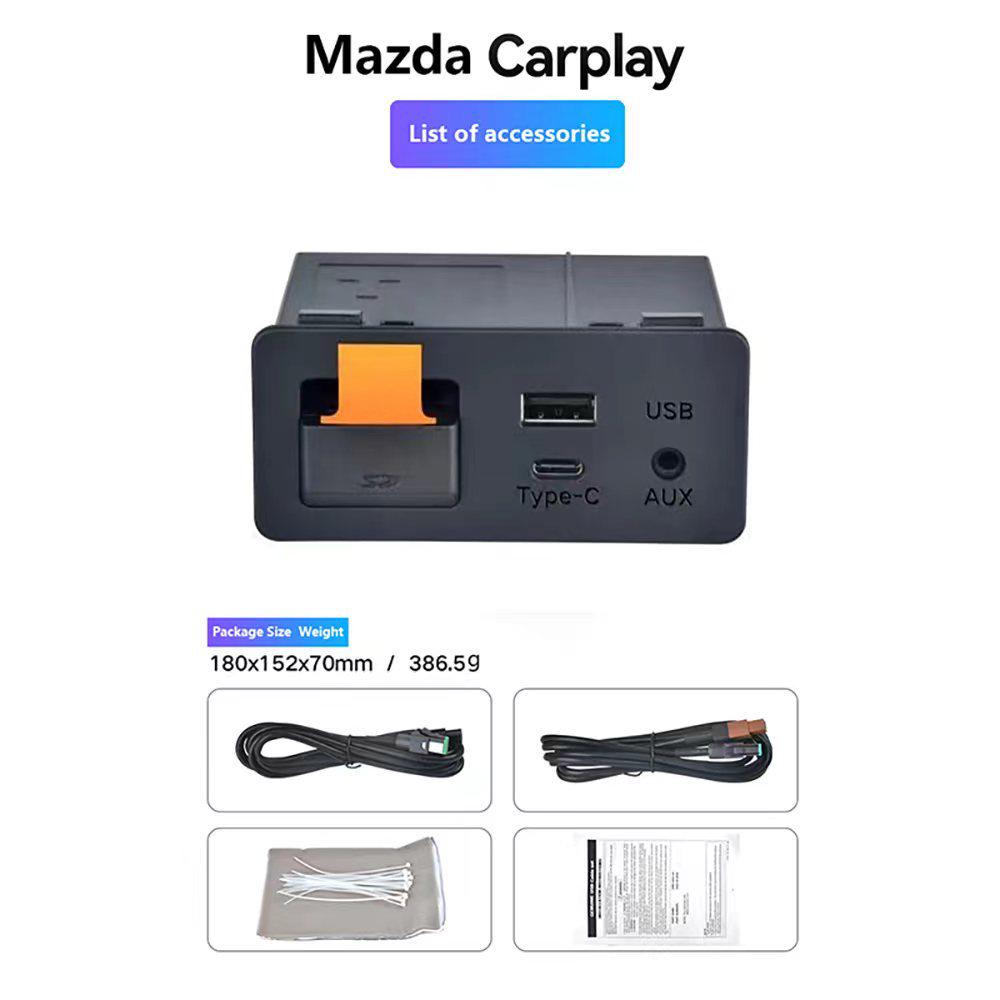Saderīga USB kaste priekš Mazda CarPlay