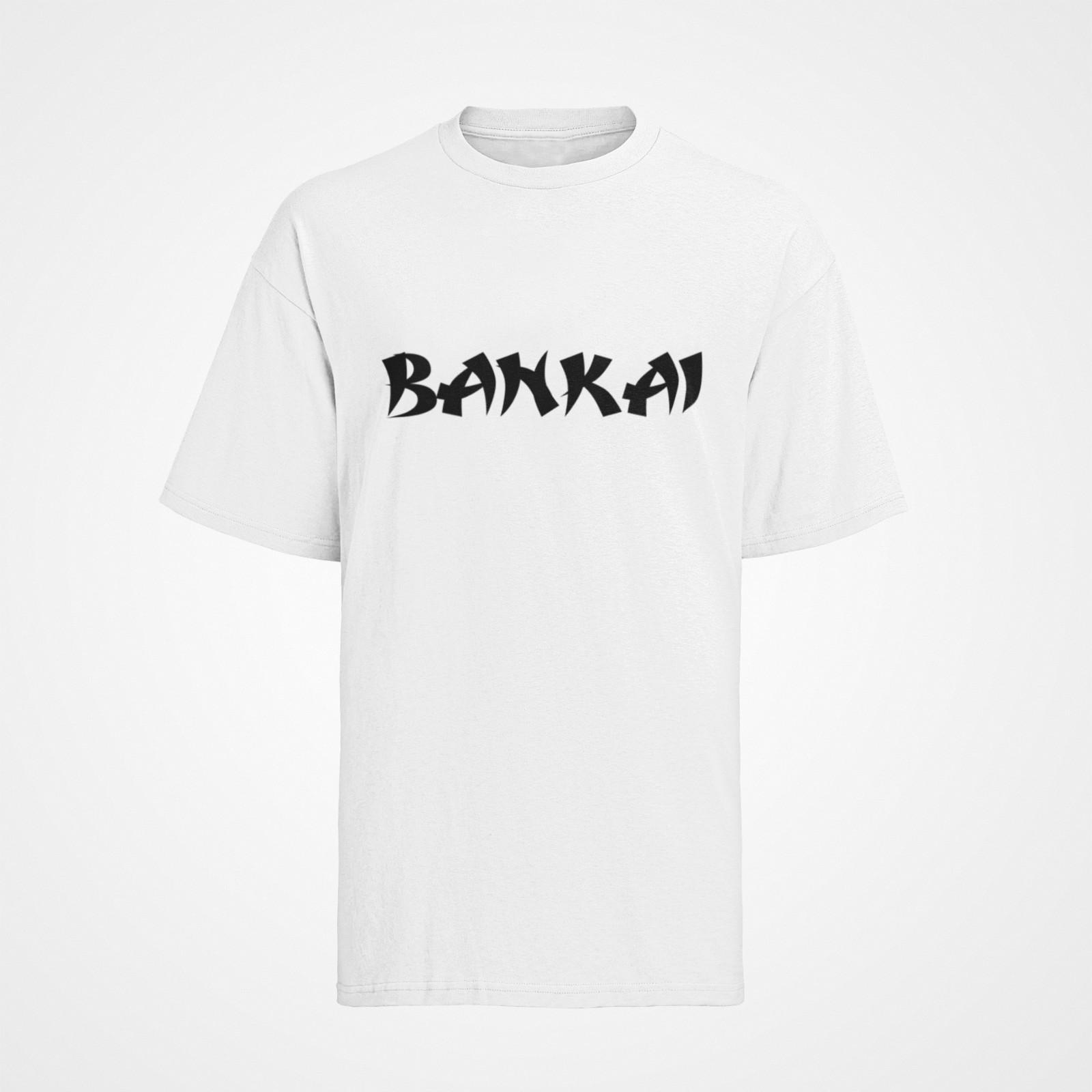 

Mens Organic Cotton Bankai Anime Bleach Style T-Shirt Mens Womens Tees Top 2XL
