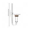 Compact Acrylic CO2 Dispersion Unit with Bubble Counter for Aquarists, Aquatic