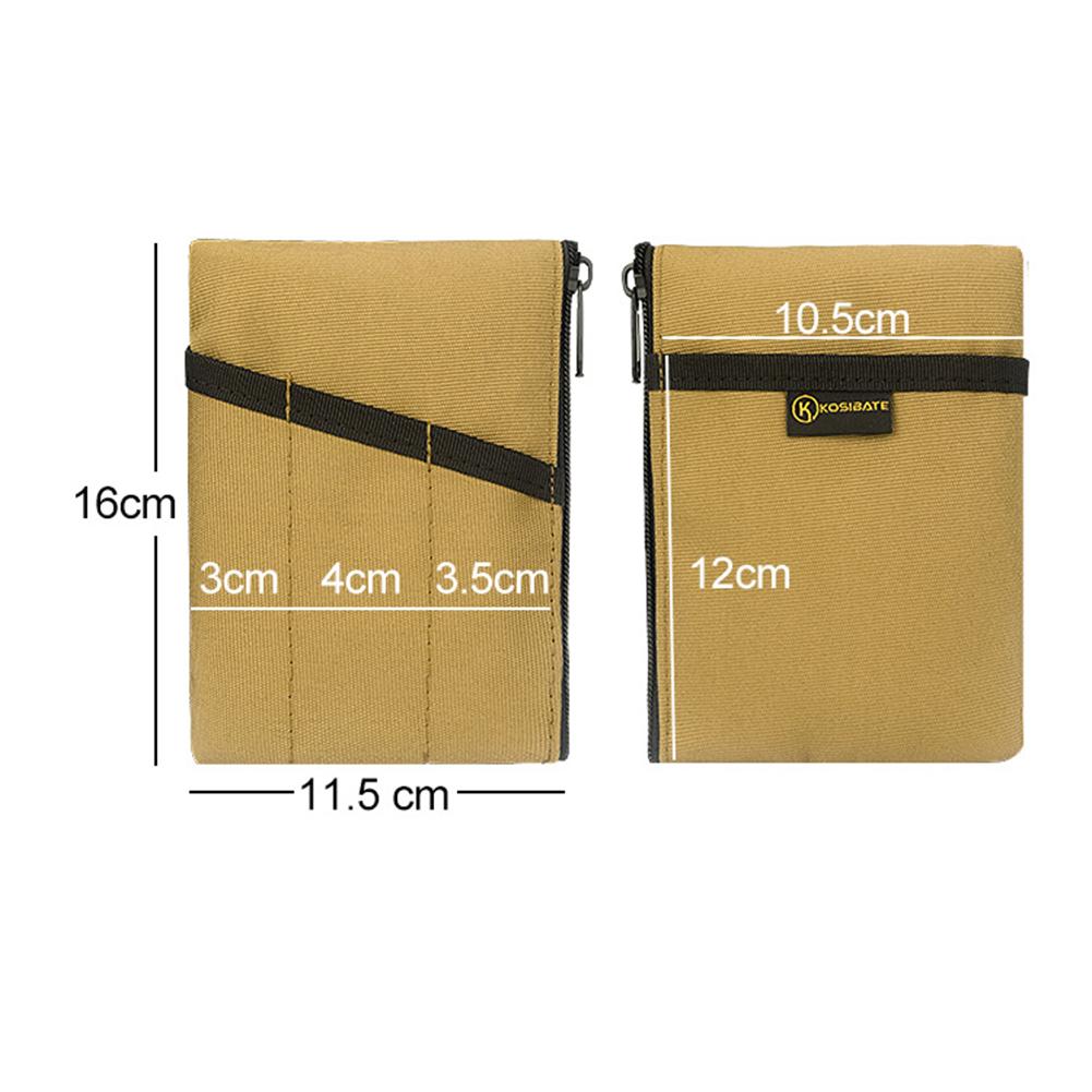 Foldable Portable Small Tool Storage EDC Pouch Wear Resistant Organizer Multifunctional Outdoor EDC Tool Storage Bag