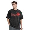 Devil May Cry  Dante Logo Graphic T Shirt  Vintage Washed T-Shirts Oversized Short Sleeve Tees Pure Cotton Men Women Clothing