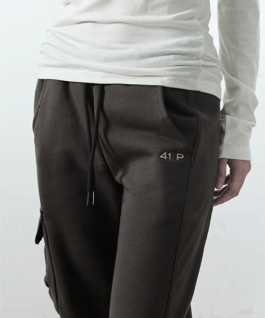 41PRAY Mini Pocket Bootcut Pants / Khaki Brown