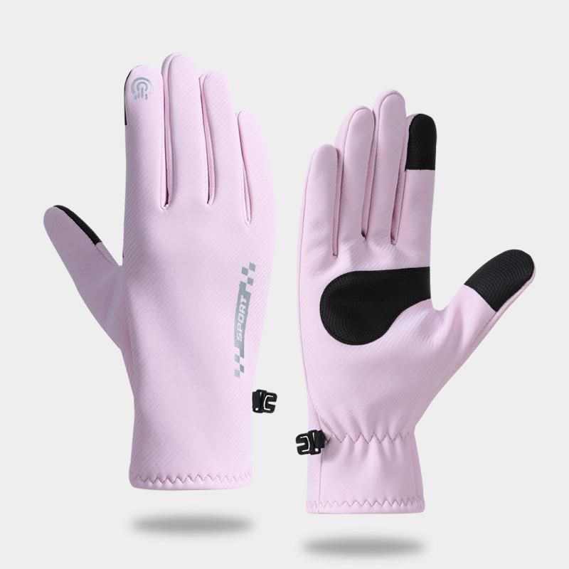 Men Women Warm Touchscreen Gloves With Nonslip Fleece For Winter Outdoor Cycling