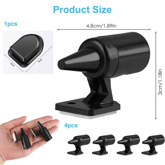 LG-EXPRO 4 Alarmes Ultrasoniques Anti-Gibier - Sifflets Cerf - Voitures/Motos QIEDOVIEY