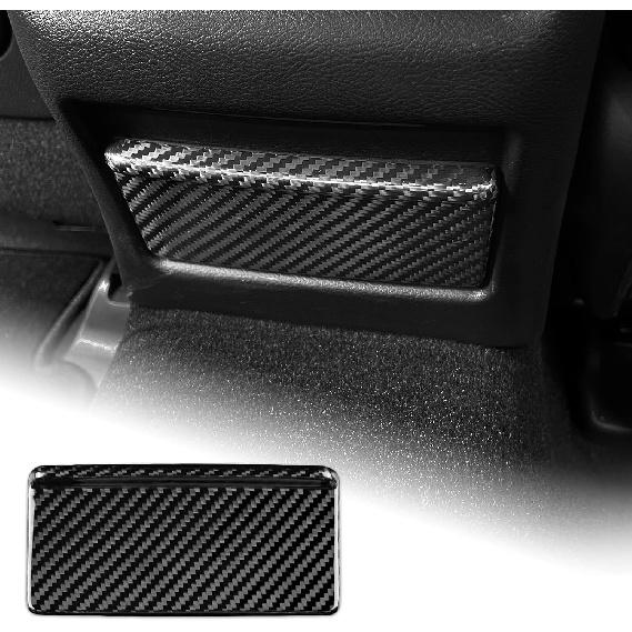 AIRSPEED Car Steering Wheel Cover Sticker Real Carbon Fiber Steering Wheel Center Frame Decorative Sticker Trim for Infiniti Q50 Q60 2018 2019 2021 чёрный