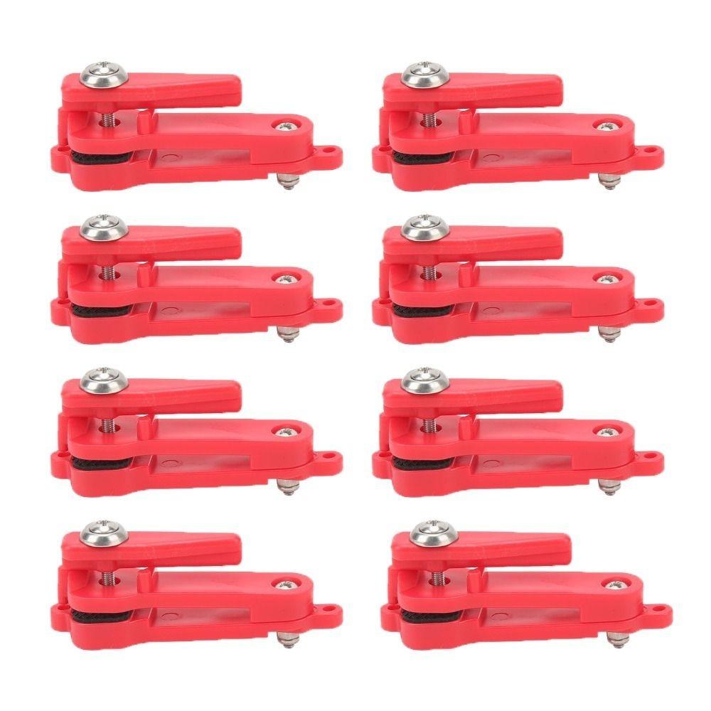 

8PCS Adjustable Snap Release Clips 6.8*1.8*2.5cm Downrigger Release Clips Long Line Fishing 8PCS