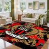 OGC Nice FC Design Crystal Velvet Rug Soft Decorative Mat for Bedroom Entrance