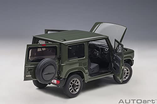 AUTOart 1/18 Scale Suzuki Jimny (JB64) Moss Green Finished Model 78504