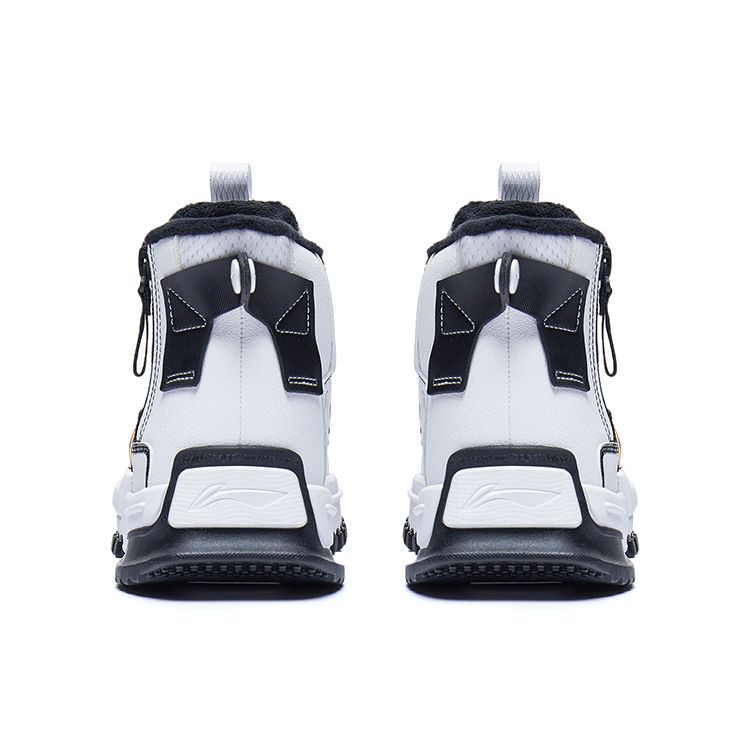 Li Ning Kids Sports Lifestyle Series Piele Sintetică Journey 3.0 V2 Amortizare Rebound Adidași Casual High-Top Adidași Copii YKCT142-25