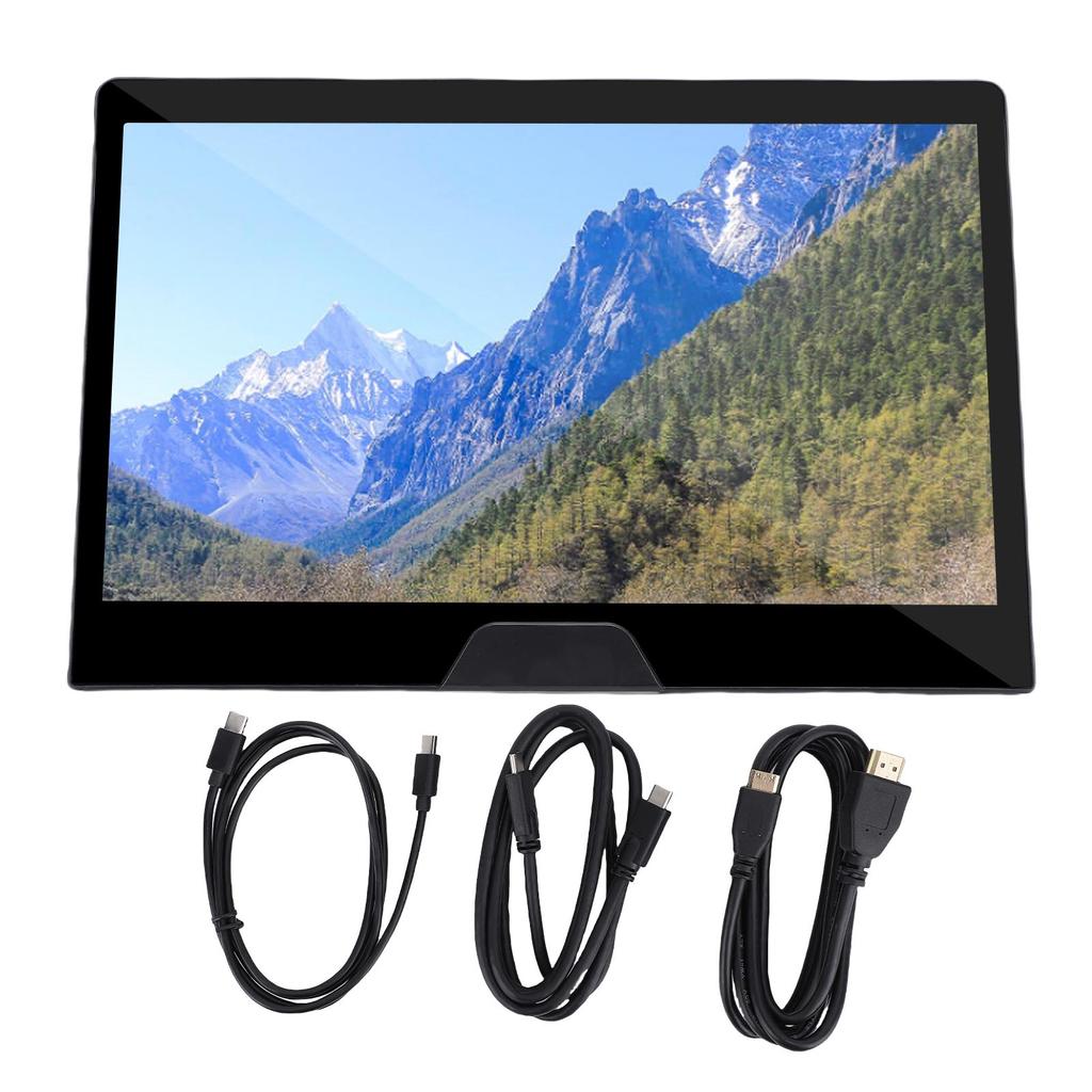 11.6 Inch Portable Screen 2.5K FHD Touchscreen 120HZ HD Multimedia Interface Second External Screen with Stand Built In