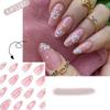 French Fake Nials Bow Tie Pearl Nail Tips Manicure Press on Nails  DIY