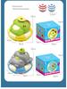 Electric Frog & Elephant Music Toy Set: Hovering Ball and Light-Up Features