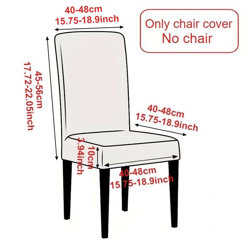 1/2/4pcs Non Slip Retro Four Leaf Flower Anti Cat Scratching Dining Chair Protective Cover,for Living Room Home Kitchen Wedding