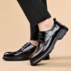 Fashion High Quality Business Shoes All-match Men Dress Flats Men's Shoes New Leather Men's Formal Shoes Oxford Wedding Party Footwear