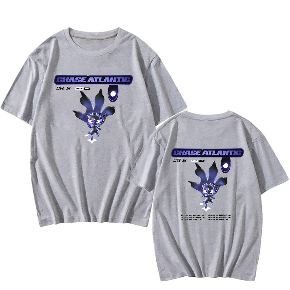 Band Chase Atlantic T-shirt Cotton High Quality Summer Tee-shirt Casual Men/Women Comfortable Tshirts Hip Hop Streetwear Unisex