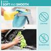 10pcs Microfiber Cleaning Cloths,Absorbent Lint-Free Cleaning Rags Microfiber Towels for Car Mechanic Garage Housekeeping
