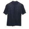 Rene Basic Made In Japan Short Sleeve Sweater 36 Navy Knit Women Used