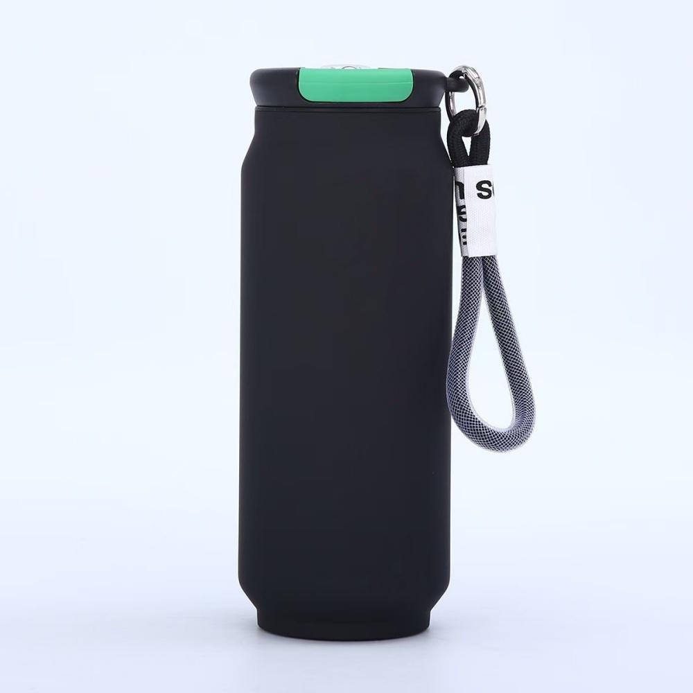 Multi Color Matte Finish Can Shaped Thermal Mug Block External Heat Long Lasting Temp for Fitness Gym Sports Hydration 500ml