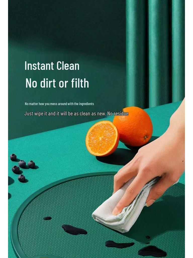 Anti-Mold Rotatable Plastic Cutting Board with Stand