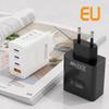PD 38W USB C Şarj Cihazı 4 Port Hızlı Şarj Type C Cep Telefonu Adaptörü IPhone 16 15 14 için Samsung Xiaomi Huawei Hızlı Şarj 3.0