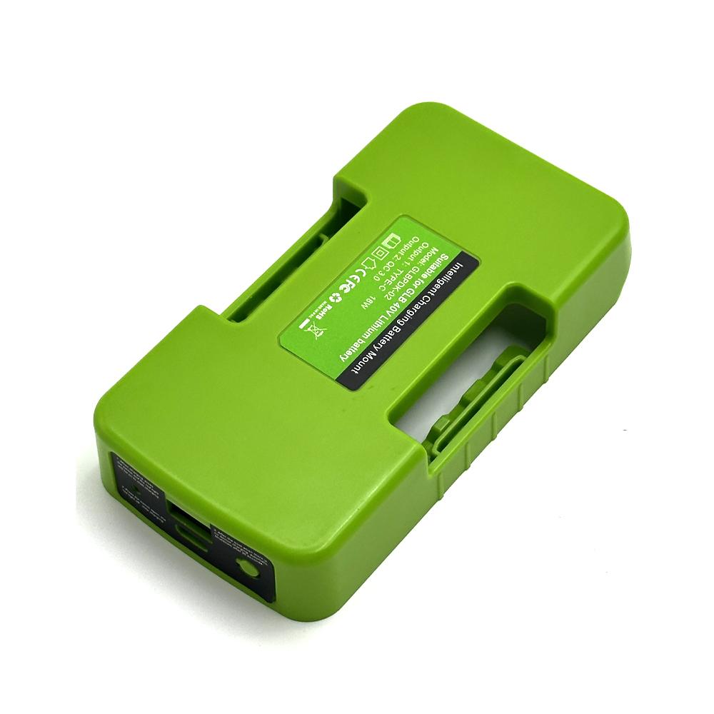 Battery Power Bank for Greenworks 40V Li-ion Battery Mobile Phone Fast Charge Power Bank Power Tool Accessories