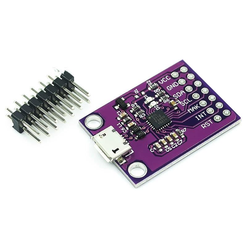 

CP2112 USB to I2C Communication Module | Micro-USB Debug Board | For Embedded Development/MCU Projects