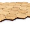 24/48PCS DIY Dollhouse Floor Tiles 1/12 Scale Miniature Floor Board Gift Wood Grain Floor  Dollhouse