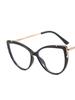 Durable Metal Metal Cat Eye Eyeglasses Spectacle Frame Frame Female Trendy Lightweight TR90 TR90 Designer Style Style Latest Trend Cateye Computer