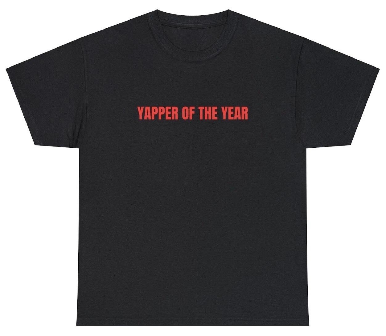 

Yapper T Shirt Funny Ironic Meme Gift Statement Joke Extrovert Talking Humor Tee L