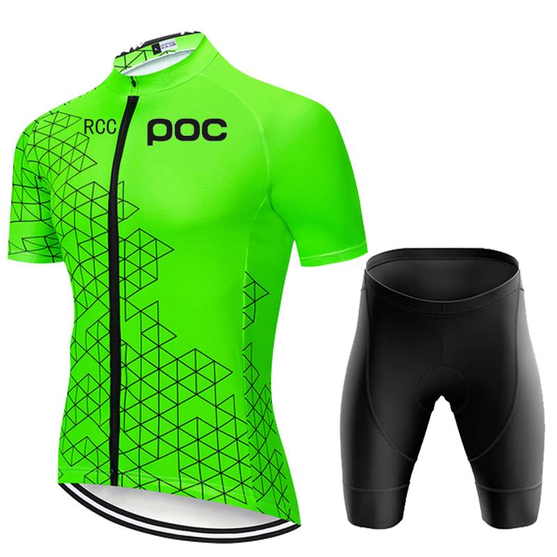 Rcc Poc Cycling Jersey Set Zomer Heren Fietskleding Mountainbike Kleding Mtb Fiets Rijkleding Fietspak 2026