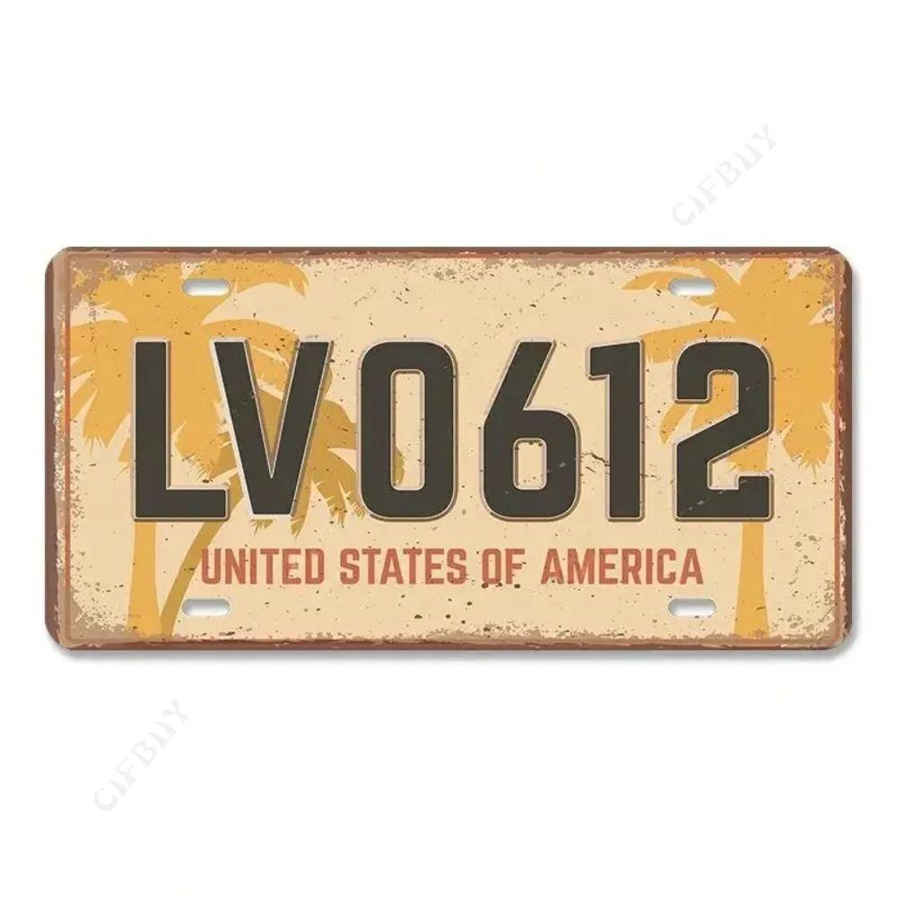 Vintage Car Retro Metal Tin Signs