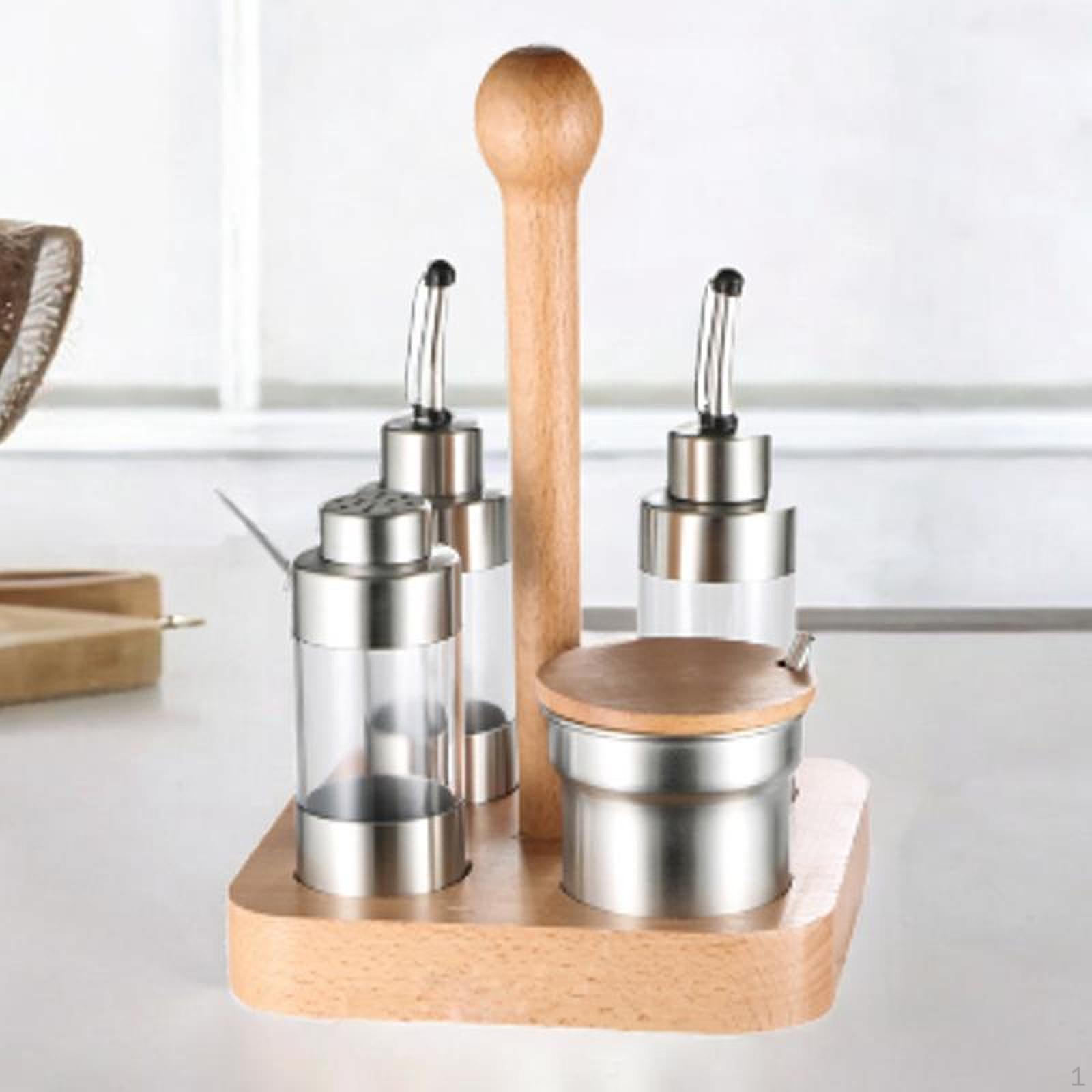 

Кухонний набір для спецій з піддоном і розпилювачем для масла Square