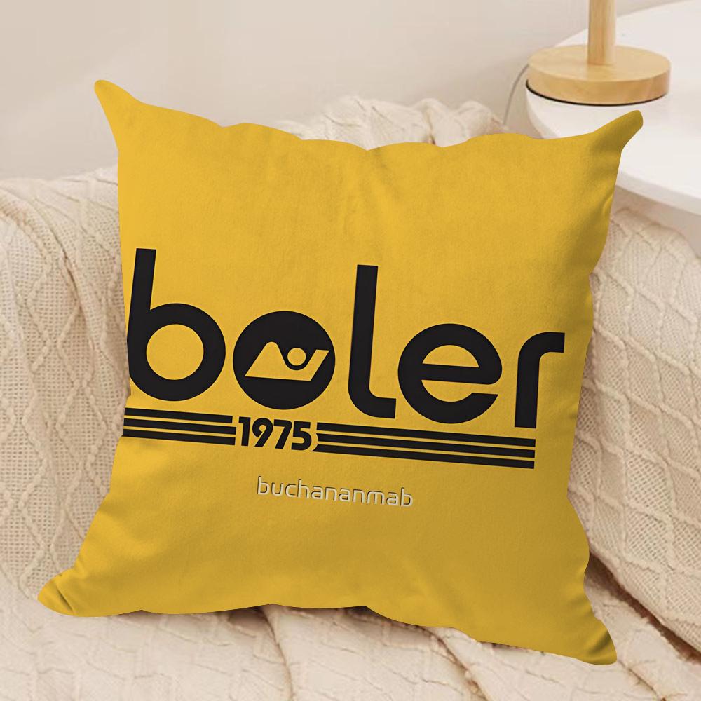 Fashion Brand B-Boler Cushion Cover Soft Plush Fabric Double-Sided Printed Sofa Cushion Cover for All Seasons Home Decor Gift