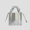 Rainbow Color Single Shoulder Crossbody Small Square Bag for Women, New Turkish Designer Stylish Pleated Fashion Single Shoulder Handbag
