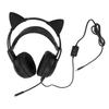 Gaming Hdset 3.5mm Plug Stereo Noise Reduction Cute Cat   Over r Hdphone with Mic for Girls for X BOX PC Phone