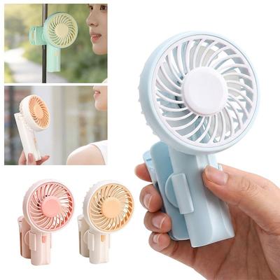Portable Handheld Fan Rechargeable Small Fan Lightweight Pocket Fan  Air Coolers
