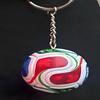 New Qatar World Cup Mascot Keychain La'eeb Pendant Football Souvenir Figurine Ornament Keyring